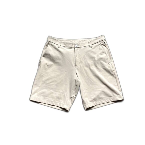 LULULEMON MENS SHORTS KHAKI TAN SIZE W33 - Picture 1 of 7